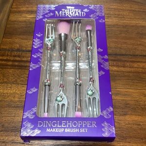 RARE Little Mermaid Dinglehopper Makeup Brush Set